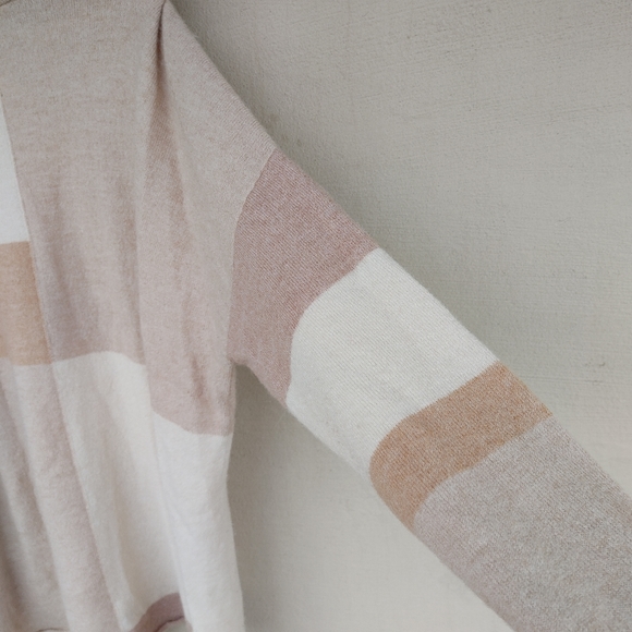 Soft Surroundings Beige Tan Color block Sweater (2X) - Picture 7 of 11